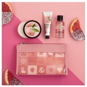 The Body Shop Pink Grapefruit Beauty Bag, 3 Pc.
